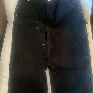Carhartt black Work Pants size 38x36 loose original fit